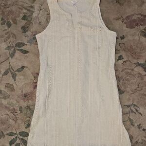 Time and Tru Cream Midi Dress